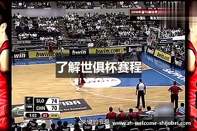 了解世俱杯赛程